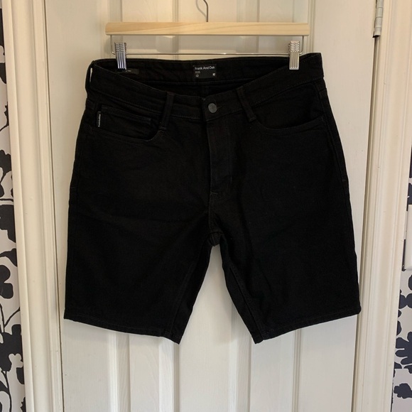 Frank & Oak Other - Frank & Oak black Denim Jean Shorts, men’s size 32,jorts,casual,vacation